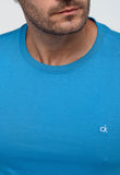 Camiseta Calvin Klein Logo Peito Ck Bordado