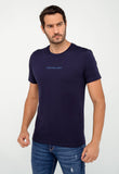 Camiseta Calvin Klein Jeans Logo Central - Sale