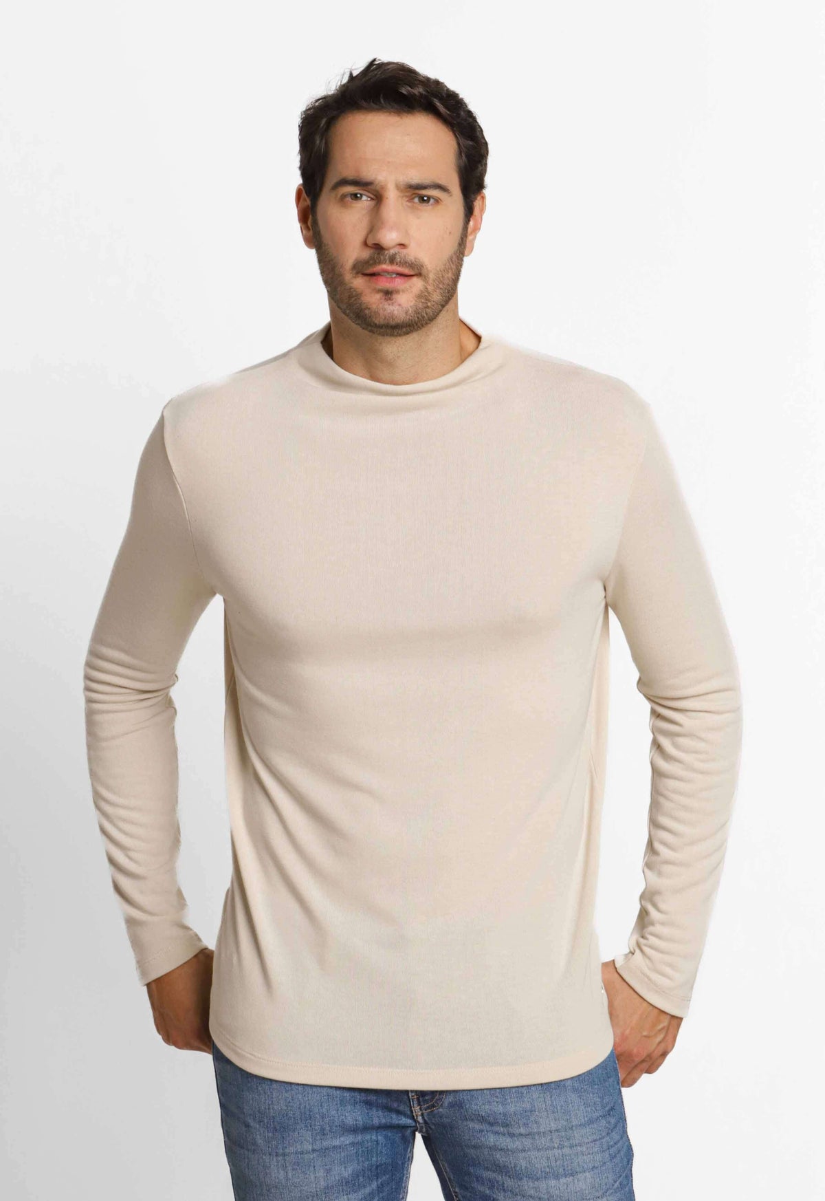 Manga Longa Calvin Klein Gola Alta