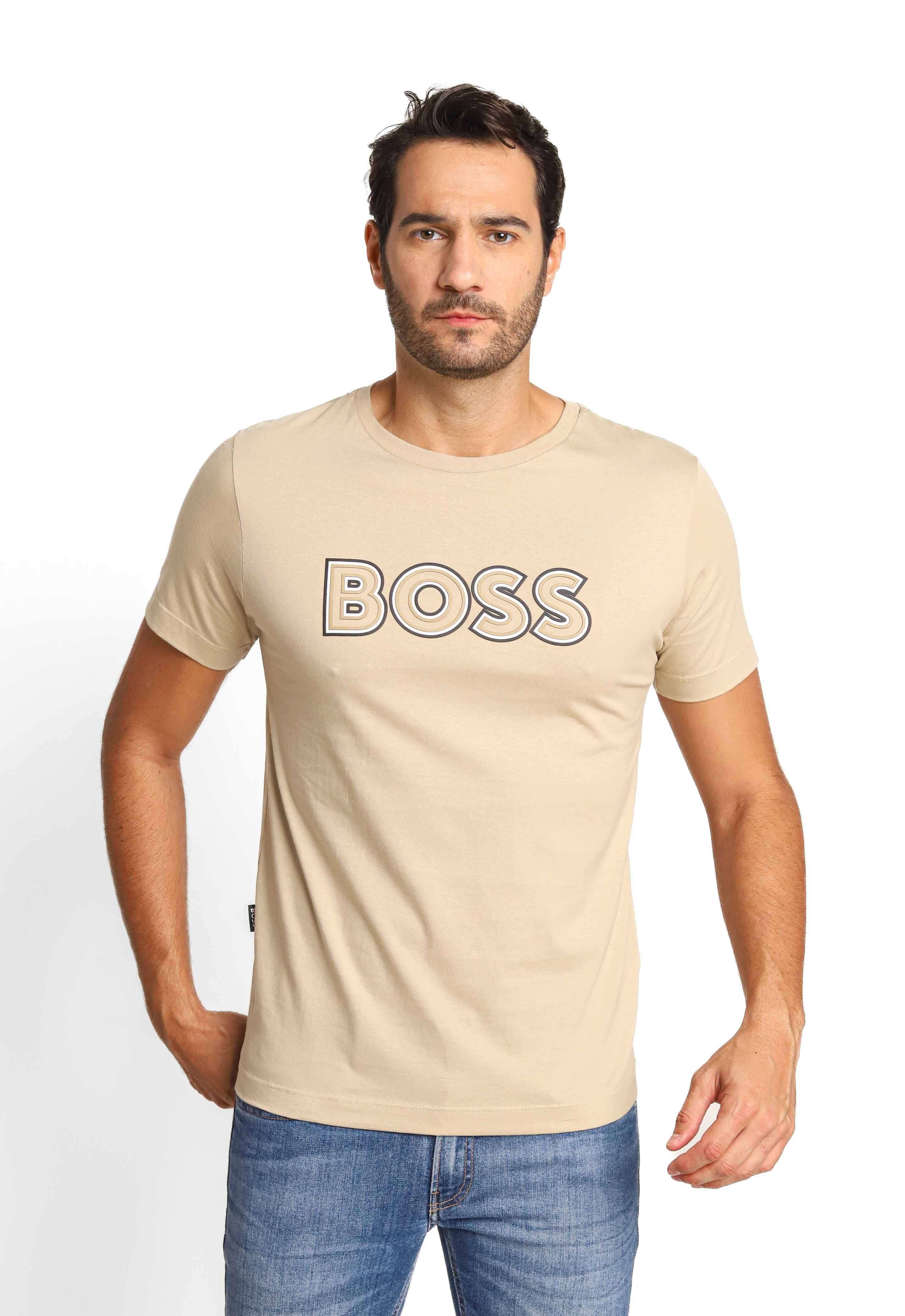 Camiseta Hugo Boss Logo Central. - LIVE