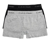 Kit Calvin Klein 2 Cuecas Seamless Infantil Preto/Cinza Claro