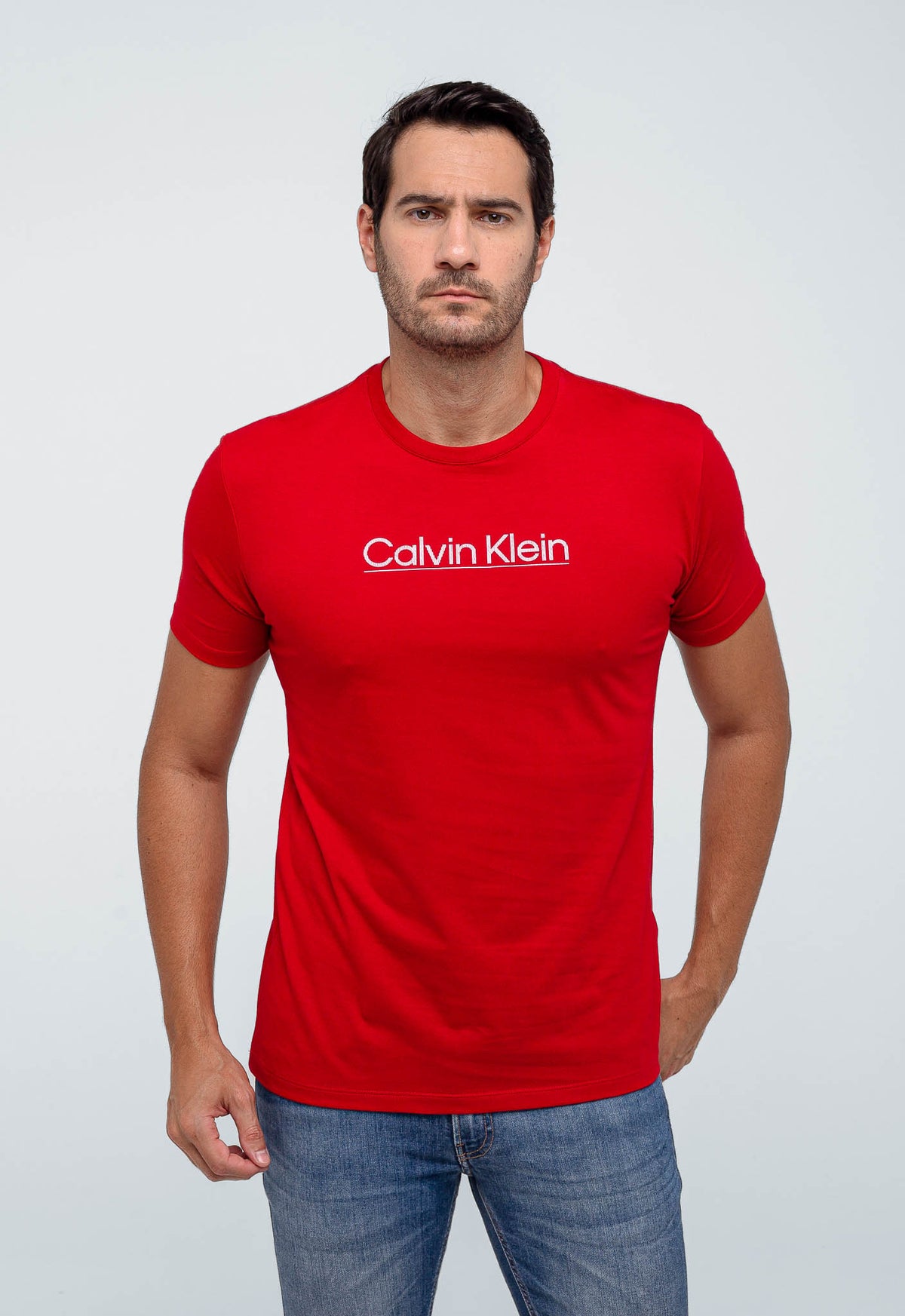 Camiseta Calvin Klein Logo Central