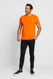 Camiseta Ralph Lauren Laranja Ponei Marinho - LIVE