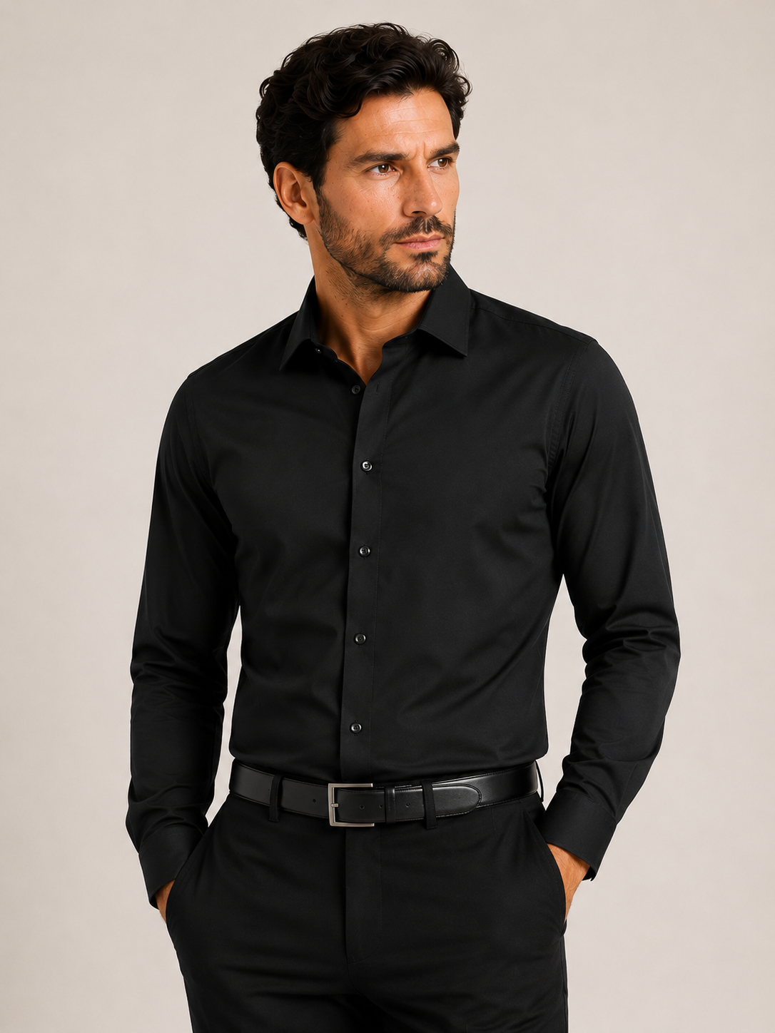 Camisa Dom Henrico Manga Longa Slim Fit Modal