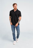 Polo Calvin Klein Slim Fit Recorte Logo Ombro