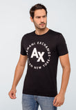Camiseta Armani Exchange Logo Central Circular