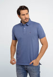 Polo Masculina Tommy Hilfiger Regular Fit Azul