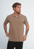 Polo Calvin Klein Slim Fit Gola C/ Friso
