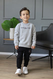 Moletom Tommy Hilfiger Cinza Est.1985 Infantil