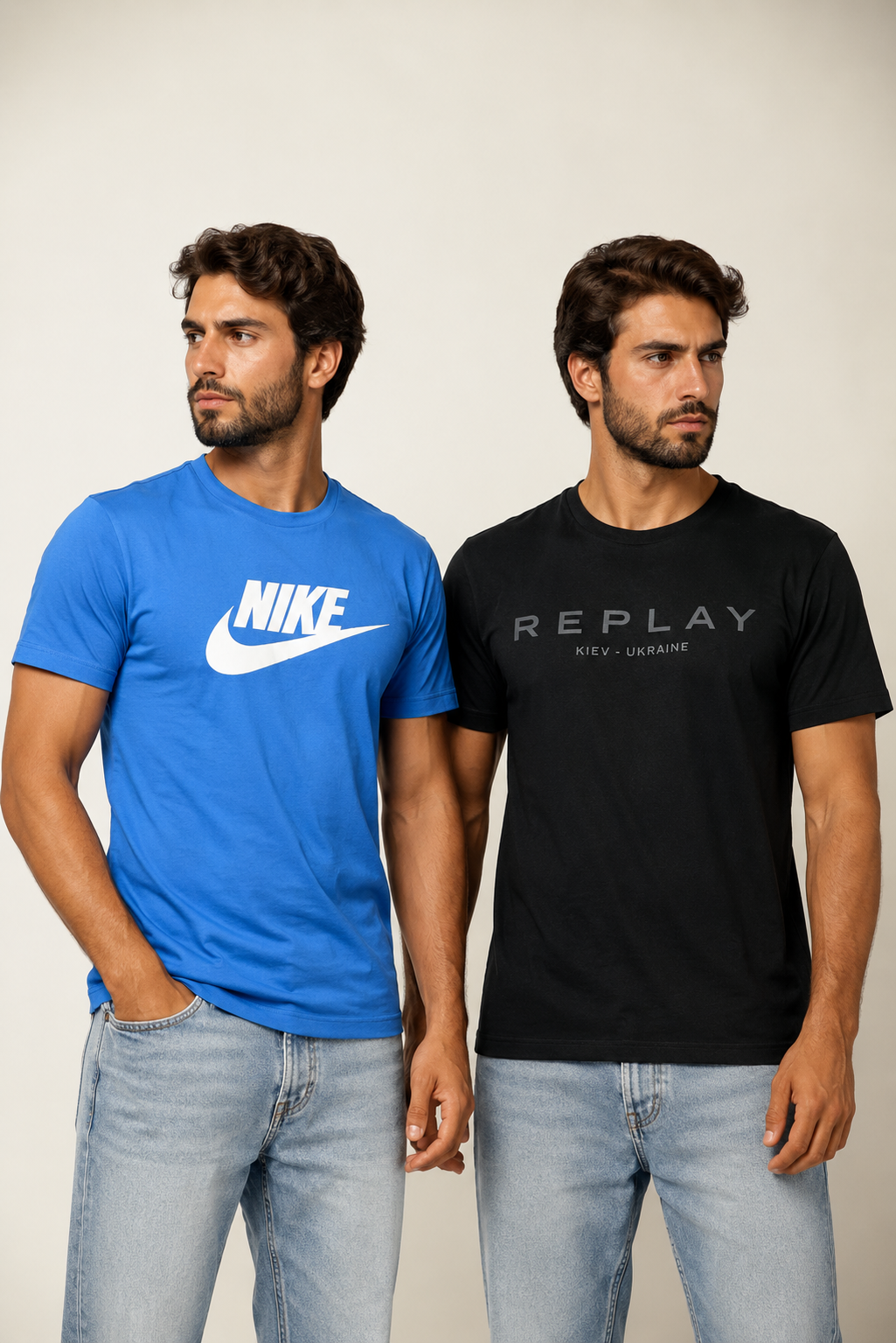 Combo 10 (Replay + Nike) Tam M - LIVE