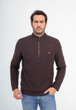 Moletom Calvin Klein C/Ziper Logo Peito