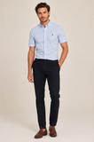 Camisa Xadrez RL Custom Fit Small Poney Marrom