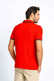 Polo Masculina Regular Fred Perry Vermelho - Sale