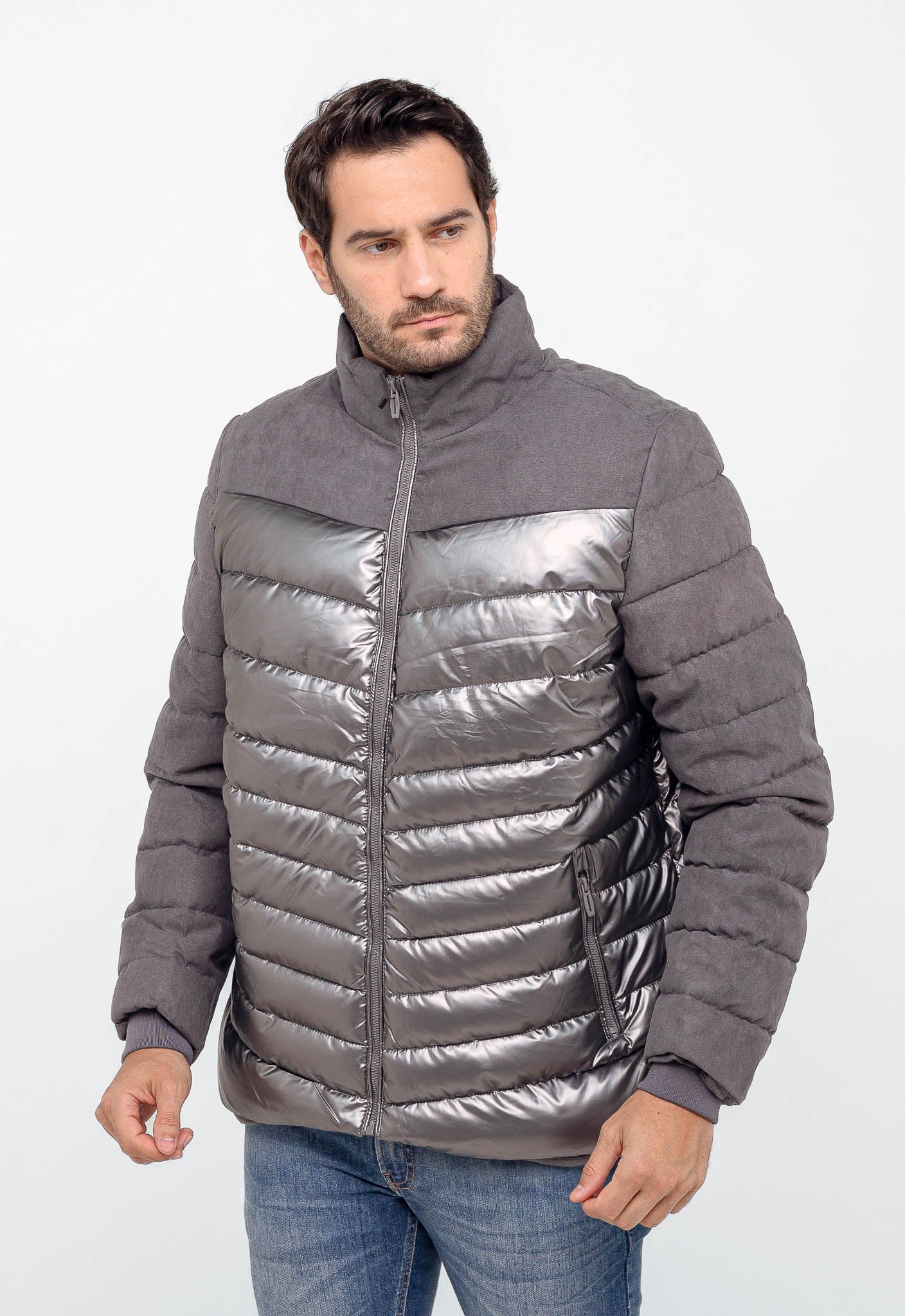 Jaqueta Dom Henrico Puffer Monocromático