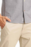 Camisa Tommy Hilfiger ml Regular Fit Oxford Cinza Mescla
