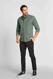 Camisa Dom Henrico Ml Alfaiataria Xadrez Verde