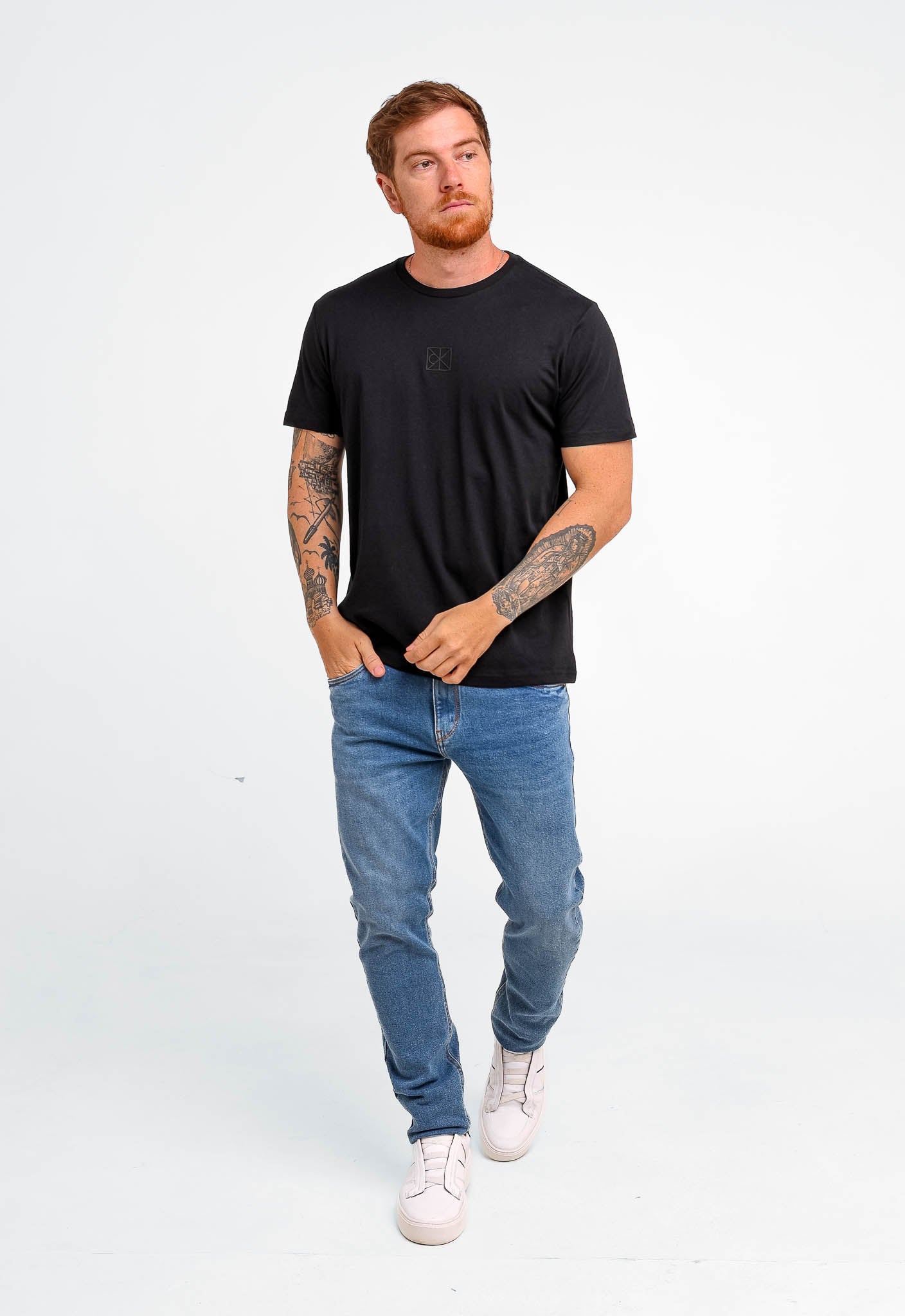 Camiseta Calvin Klein Rubber Patch AOP