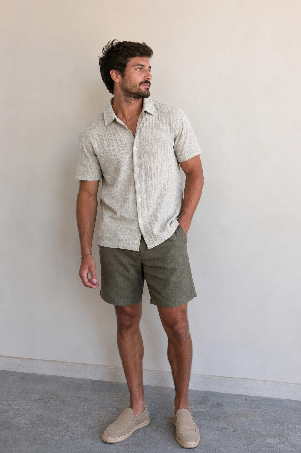 Camisa Sergio K MC Tricot Canelado
