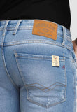 Calça Masculina Jeans Skinny Fit Replay Anbass Destroyed