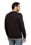 Moletom Calvin Klein Careca Logo Central Embossed