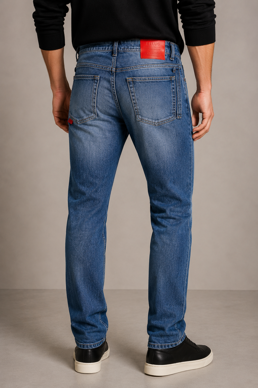 Calça Jeans Comfort Slim Ellus Techno Jogging Indigo