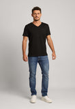 Camiseta Tommy Hilfiger Gola V Preto