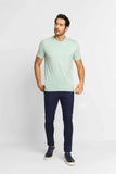 Camiseta Calvin Klein Meia Malha Azul Claro