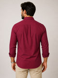 Camisa RL Custom Fit Ml Vermelho / Small Poney Verde