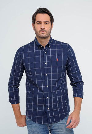 Marinho/Vermelho