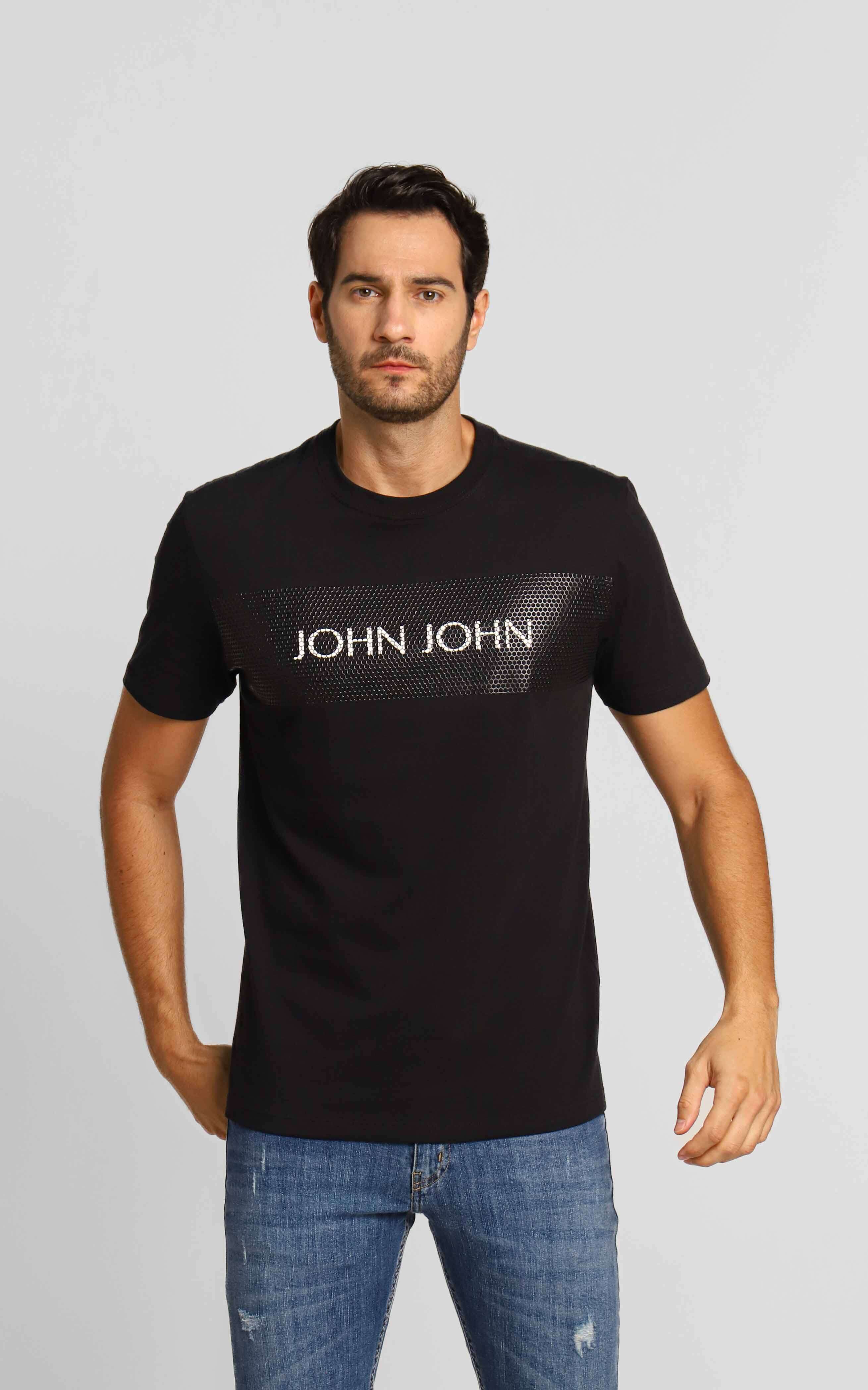 Camiseta John John Hive Preto