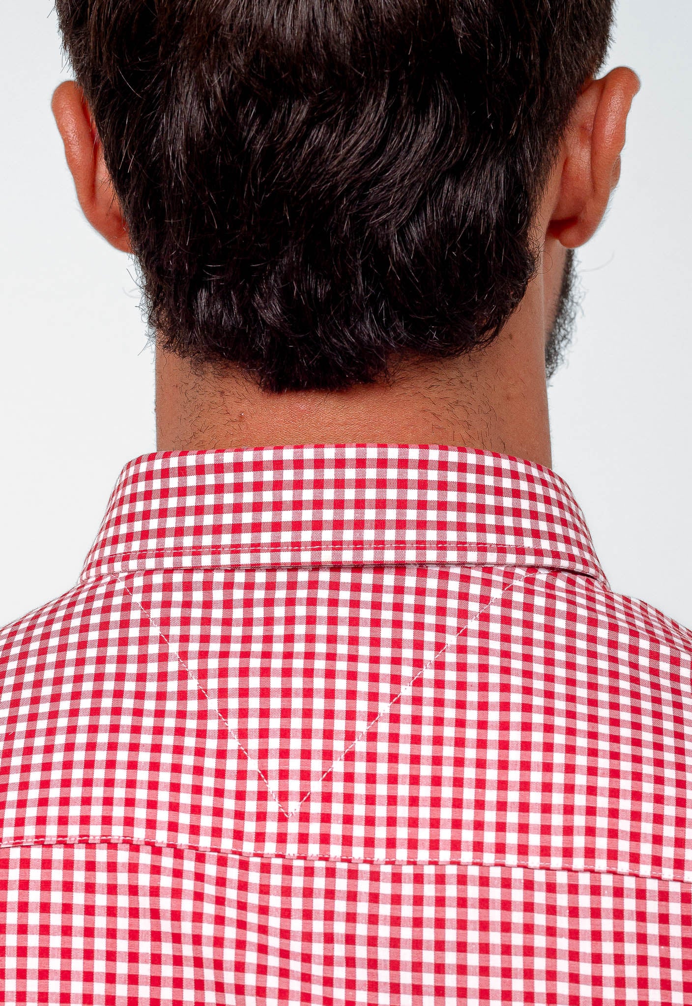 Camisa Tommy Hilfiger Ml Regular Fit Xadrez Vermelha