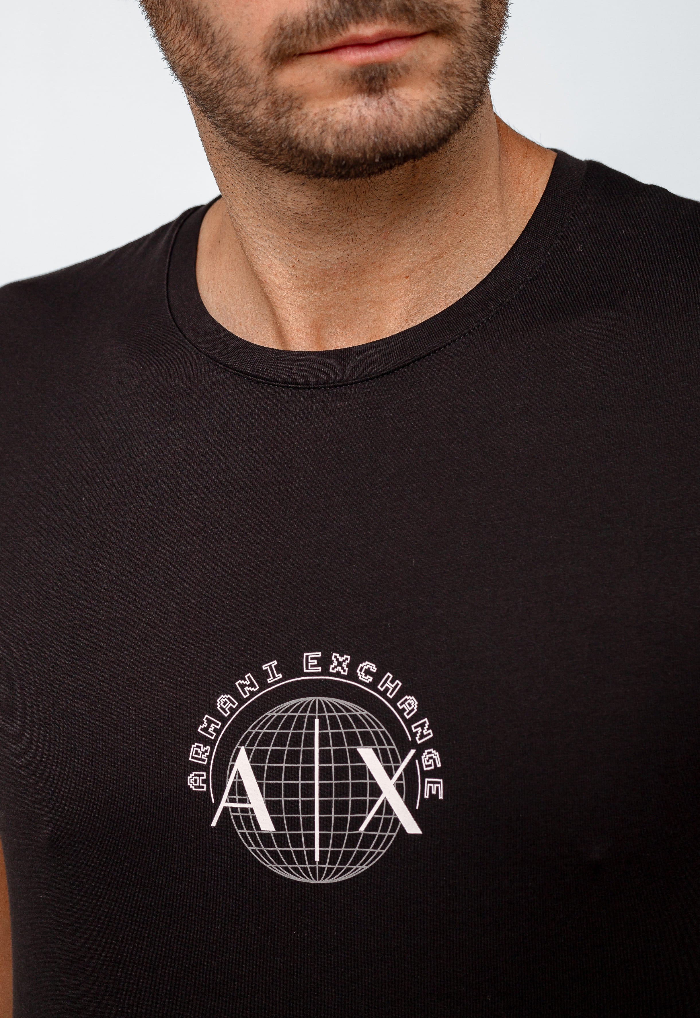 Camiseta Armani Exchange Slim Logo Global