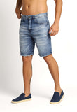 Bermuda Ellus Jeans Dark Sea Elastic Et Zetex
