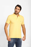 Polo Masculina Slim Fit Tommy Hilfiger Amarelo