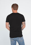 Camiseta Emporio Armani Preto Cotton Logo Ea7 Branco