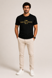 Camiseta Emporio Armani EA Preta Dourado - LIVE