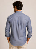 Camisa RL Ml Slim Fit Cinza / Small Poney Rosa