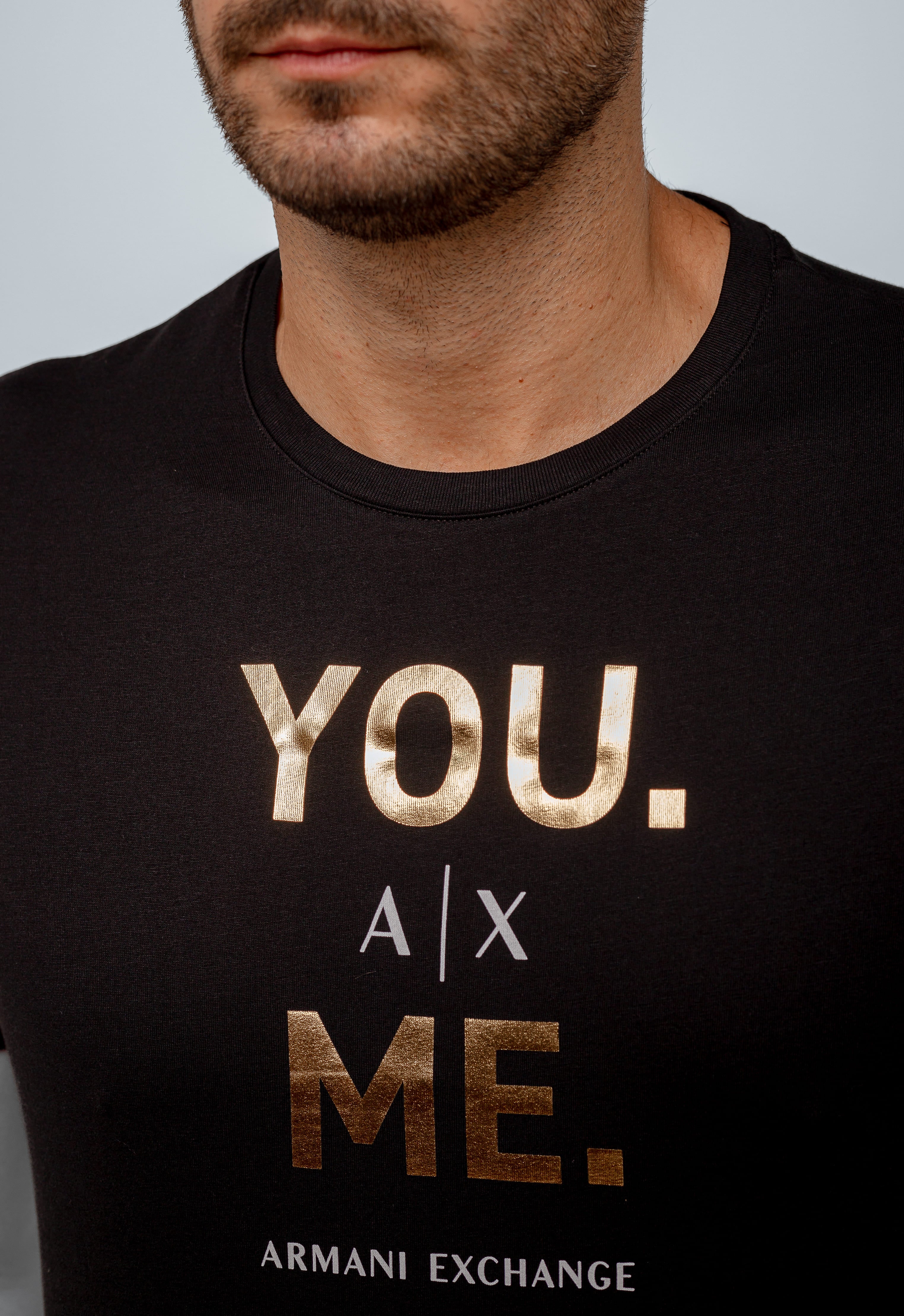 Camiseta Armani Exchange Regular Logo Central