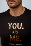 Camiseta Armani Exchange Regular Logo Central