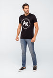 Camiseta Armani Exchange Logo Central Circular