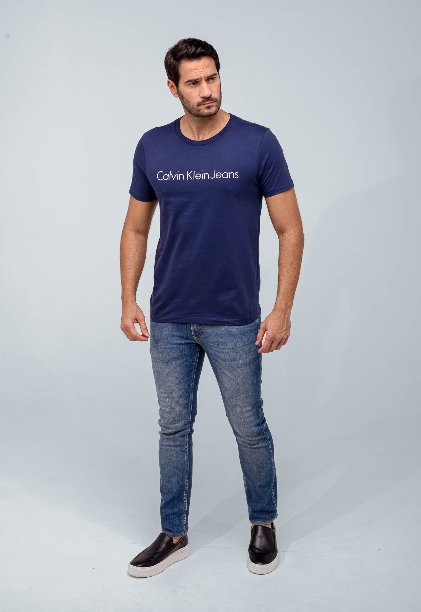 Camiseta Calvin Klein Jeans Logo Centro