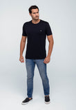 Camiseta Calvin Klein Logo Peito Bordado