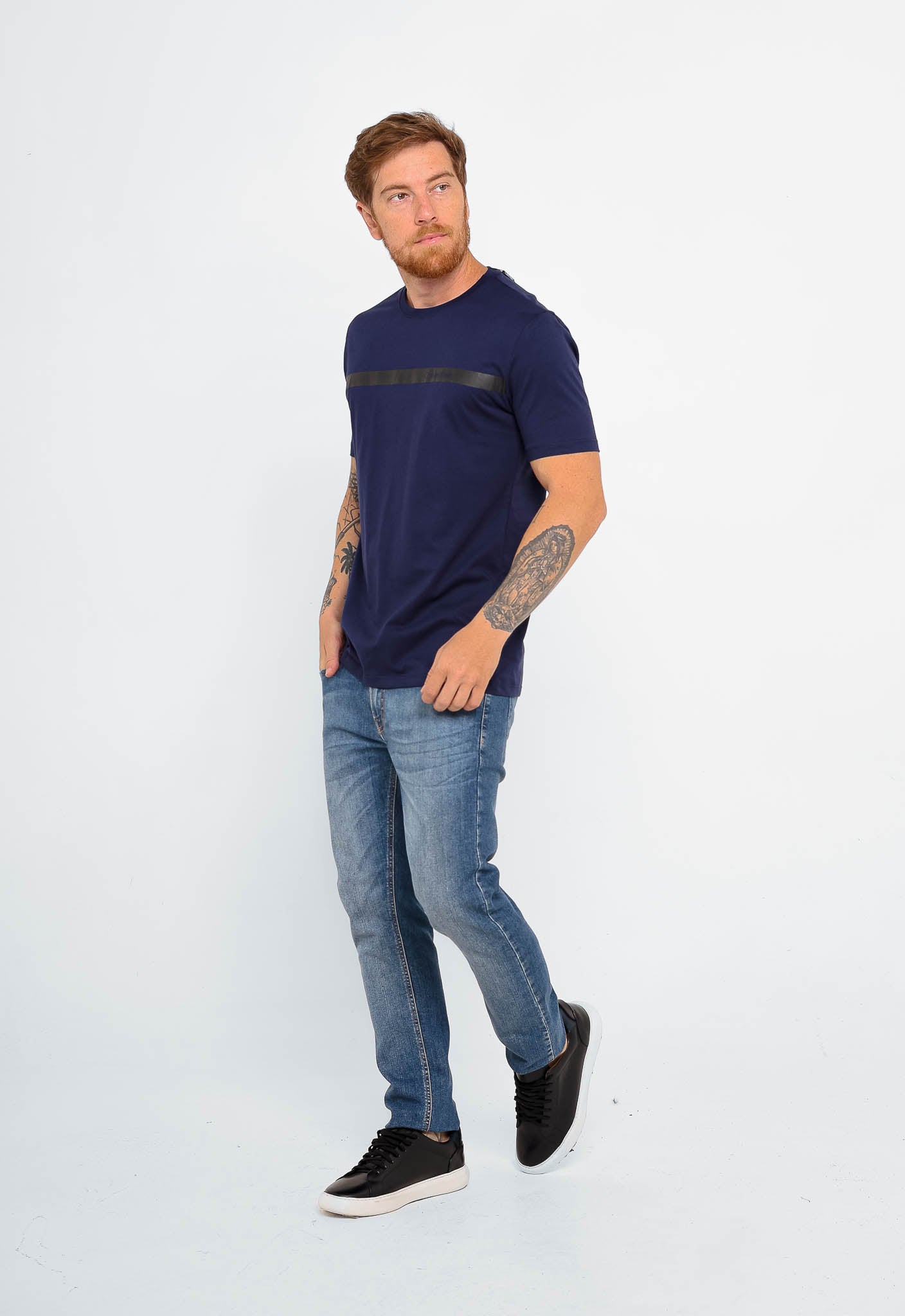 Camiseta Calvin Klein Básica Logo Faixa