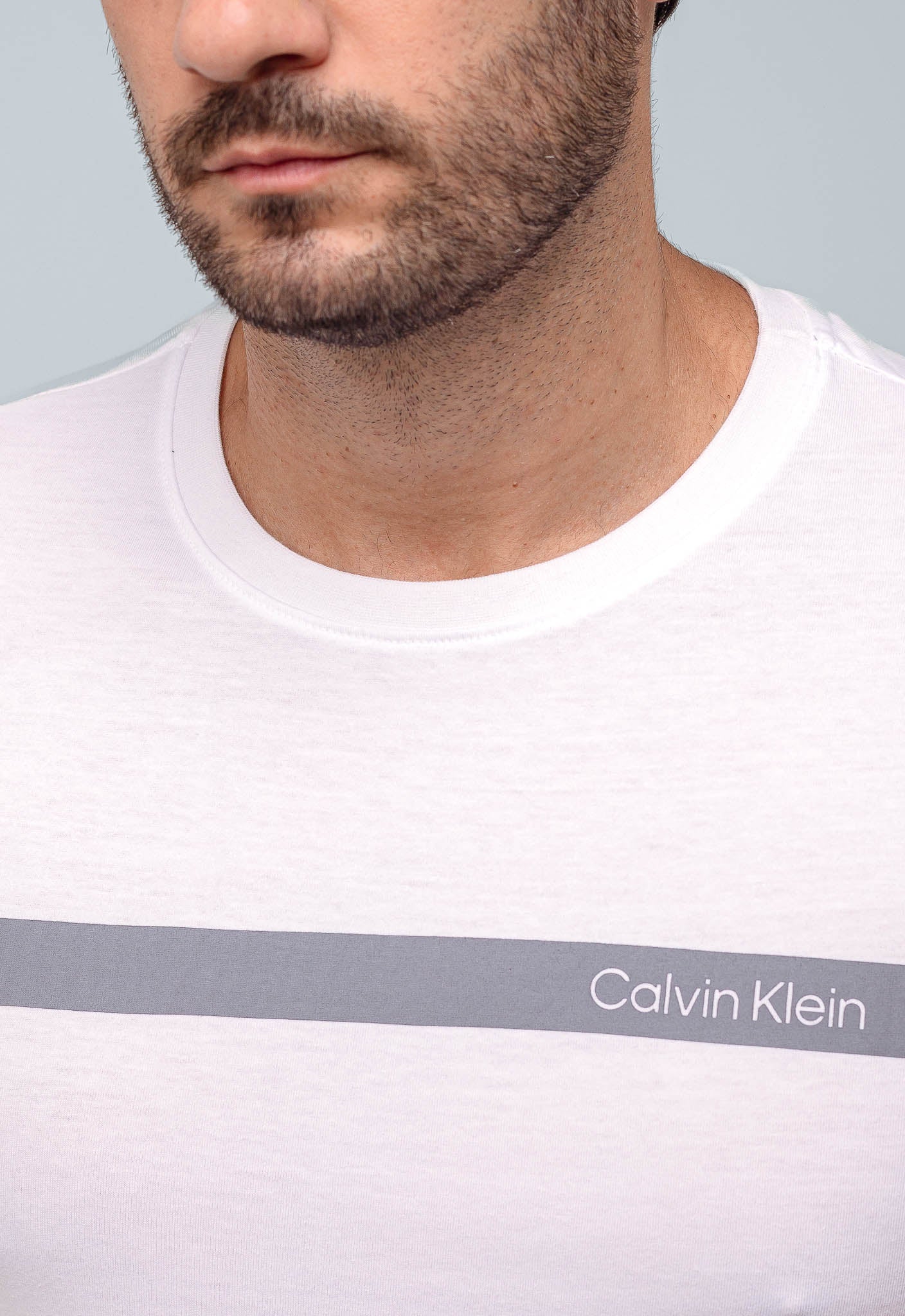 Camiseta Calvin Klein Básica Logo Faixa