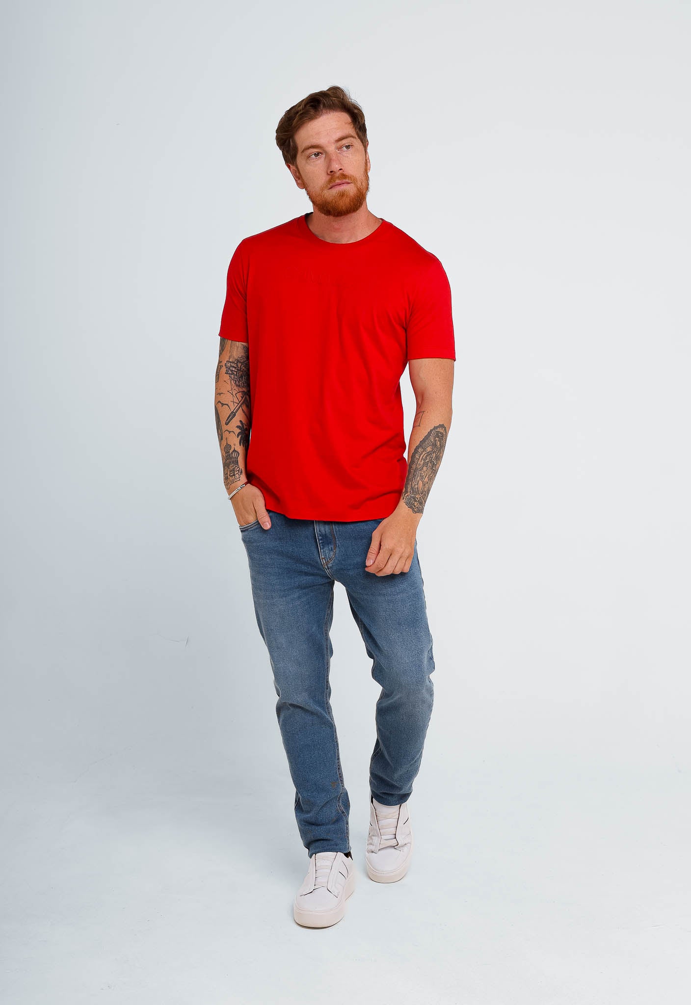 Camiseta Calvin Klein Logo Central