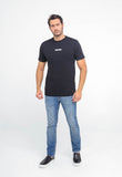 Camiseta Calvin Klein Logo Central Pequeno NY