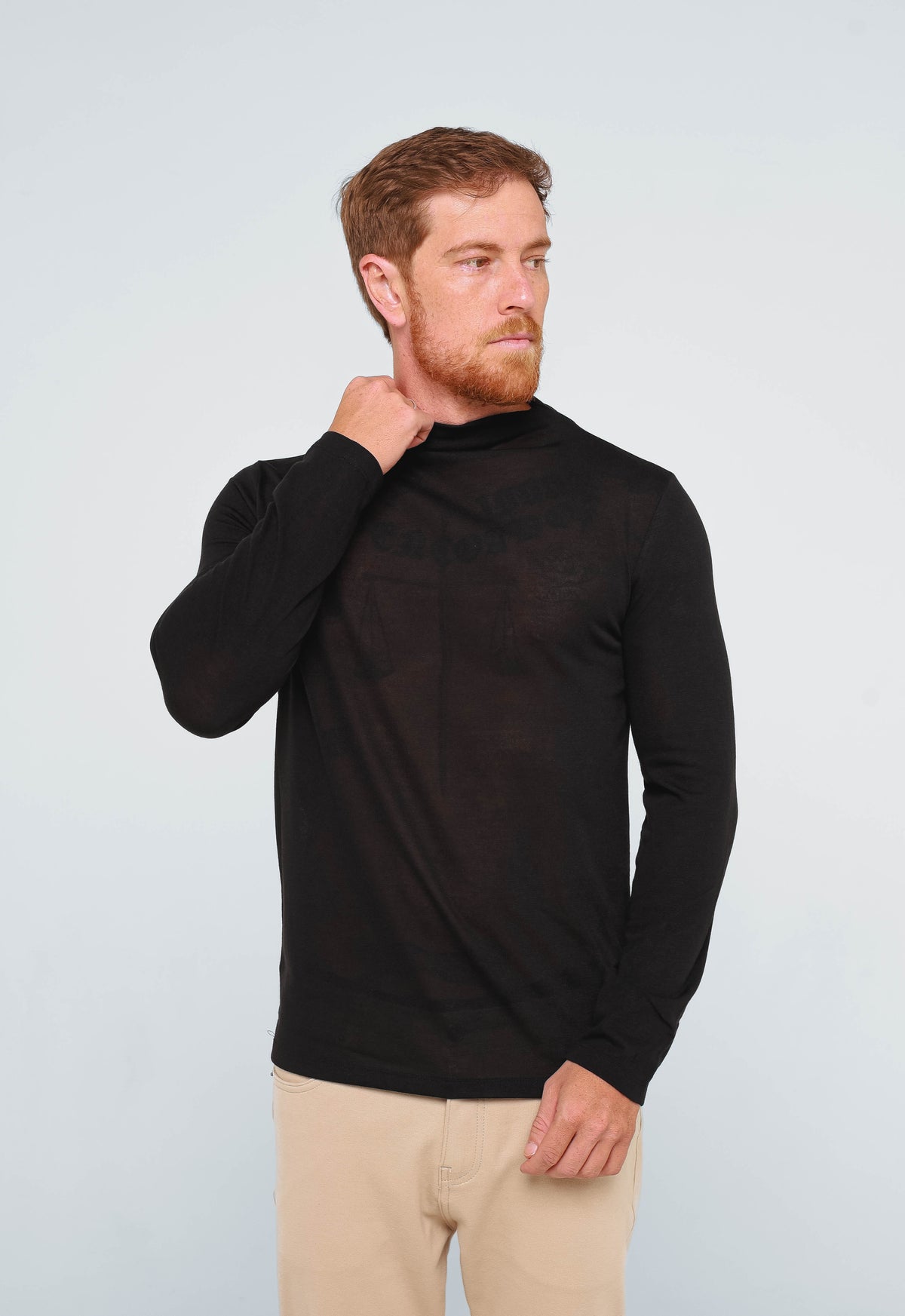 Manga Longa Calvin Klein Gola Alta