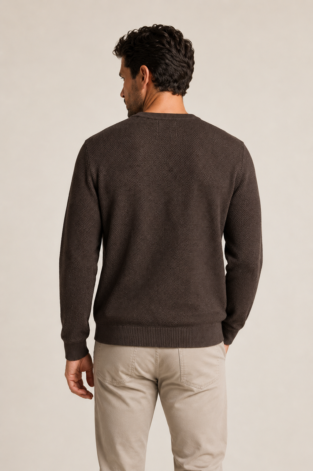 Sueter Calvin Klein Tricot Ponto Arroz