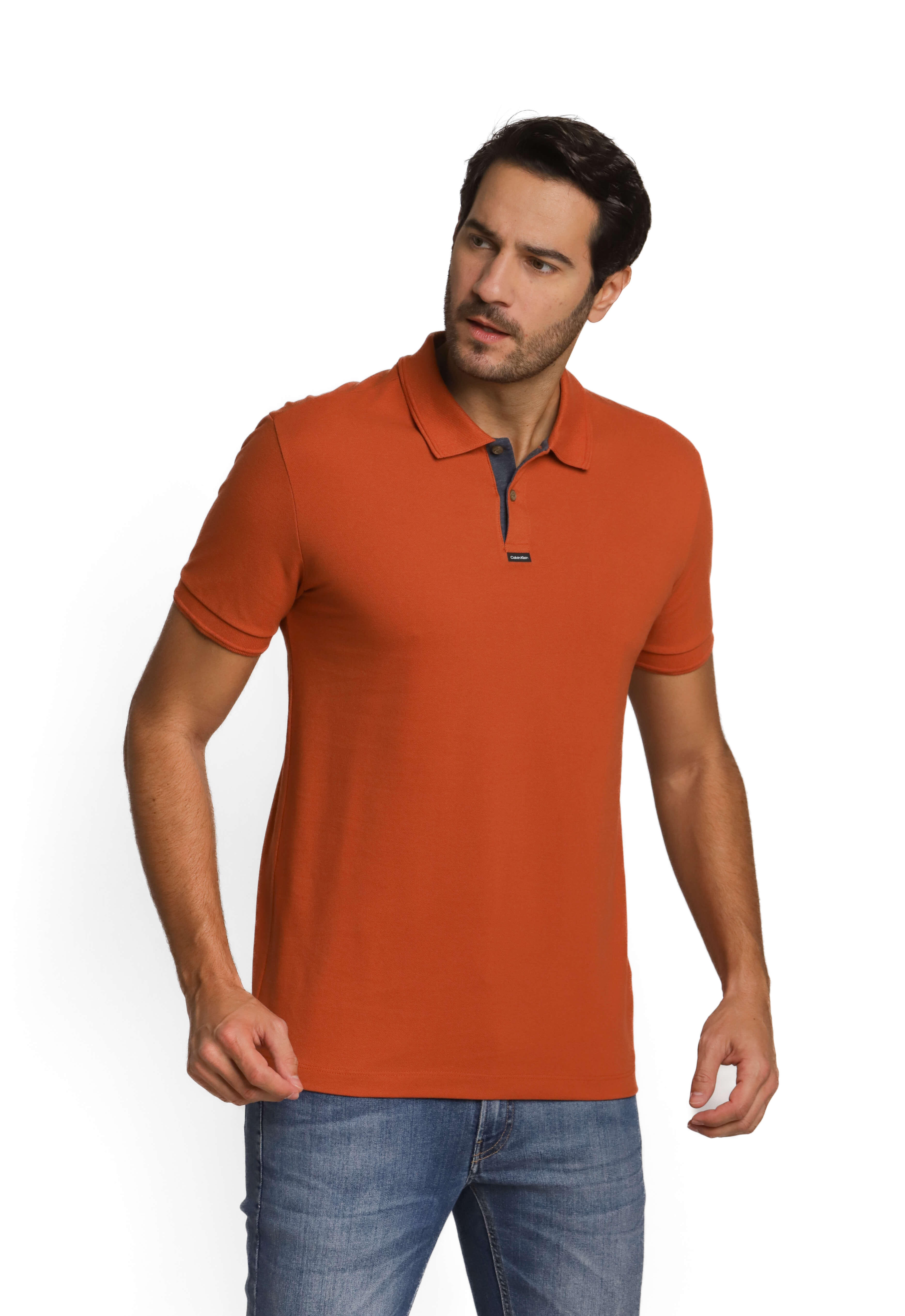 Polo Masculina Calvin Klein Slim Fit Termocolante