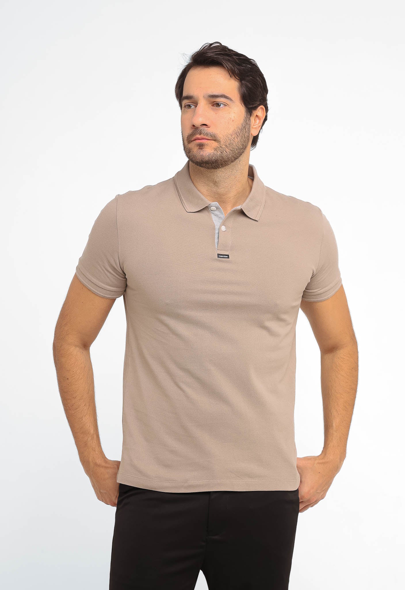 Polo Masculina Calvin Klein Slim Fit Termocolante